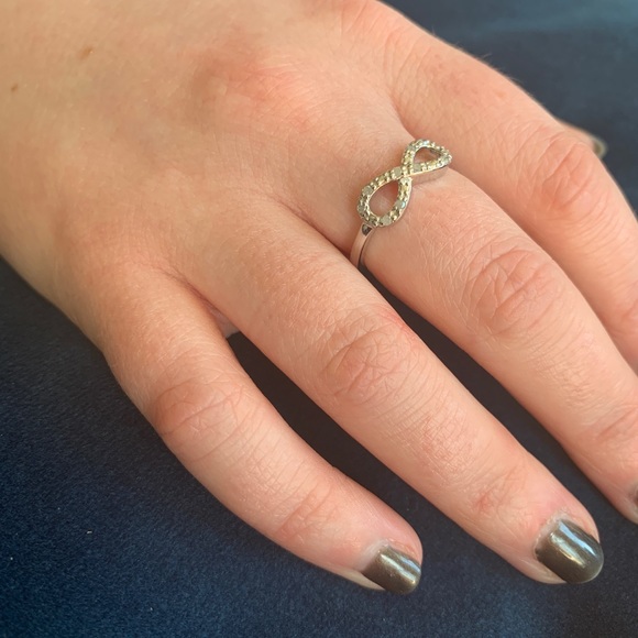 Sterling Silver with Diamond accent rings - $60 each - Picture 3 of 6